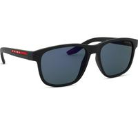 Prada Linea Rossa Hombre Prada Linea Rossa PS 06YS 1BO10J Gafas de sol Inyectado Negro Azul Pillow Normal