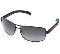 Prada Linea Rossa 0PS 54IS, Gafas de Sol para Hombre, Negro (Black Rubber), 55