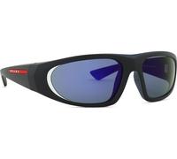 Prada Linea Rossa Hombre Prada Linea Rossa PS B03S 1BO10J Gafas de sol Inyectado Negro Azul Geométrico Normal
