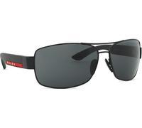 Prada Linea Rossa Hombre Prada Linea Rossa PS B52S 1AB06F Gafas de sol Metal Negro Gris Geométrico Normal