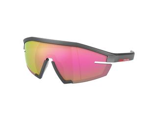 Prada Linea Rossa Hombre Prada Linea Rossa PS 03ZS 15P20A Gafas de sol Inyectado Gris Rosa Geométrico Normal Multicapa