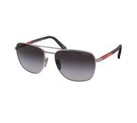 Prada Linea Rossa Hombre Prada Linea Rossa PS 54ZS 5AV09U Gafas de sol Acero Gris Gris Redonda Normal Sombreado