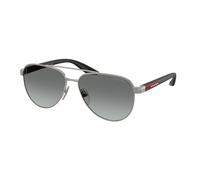 Prada Linea Rossa Hombre Prada Linea Rossa PS A52S 5AV3M1 Gafas de sol Metal Gris Gris Piloto Normal Sombreado