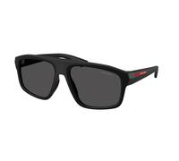 Prada Linea Rossa Hombre Prada Linea Rossa PS B02S 1BO06F Gafas de sol Inyectado Negro Gris Geométrico Normal