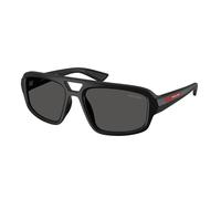 Prada Linea Rossa Hombre Prada Linea Rossa PS B11SU 1BO08Z Gafas de sol Inyectado Negro Gris Geométrico Normal