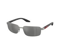 Prada Linea Rossa Hombre Prada Linea Rossa PS B54S 5AV41A Gafas de sol Metal Gris Gris Cuadrada Normal