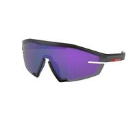 Prada Linea Rossa Hombre PS 03ZS 1BO05U Gafas de sol Inyectado Negro Azul Geométrico Normal Espejo