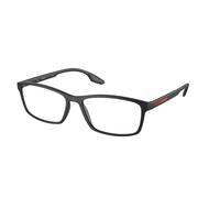 Prada Linea Rossa Hombre PS 04MV LIFESTYLE 1BO1O1 Monturas ópticas Nylon Negro Cuadrada Normal