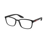 Prada Linea Rossa Hombre PS 07RV 1BO1O1 Monturas ópticas Inyectado Negro Transparente Pillow Normal