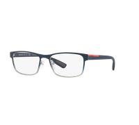 Prada Linea Rossa Hombre PS 50GV LIFESTYLE U6T1O1 Monturas ópticas Metal Azul Cuadrada Normal