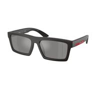 Prada Linea Rossa Hombre PS A07S 18K60A Gafas de sol Inyectado Gris Gris Cuadrada Reflejado