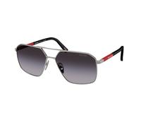 Prada Linea Rossa Hombre PS A50S 5AV09U Gafas de sol Metal Gris Gris Geométrico Normal Sombreado