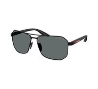 Prada Linea Rossa Hombre PS A53S DG05Z1 Gafas de sol Metal Negro Gris Piloto Polarizado