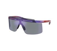 Prada Linea Rossa Hombre PS B06S 26H10J Gafas de sol Inyectado Violeta Azul Cuadrada Espejo