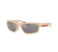 Prada Linea Rossa Hombre Sunglass PS 05ZS - Color del Marco: Rubbered Sand, Color de la Lente: Gris Claro Espejado Plata