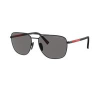 Prada Linea Rossa Hombre Sunglass PS 54ZS - Color del Marco: Negro Mate, Color de la Lente: Polarized Gris Oscuro