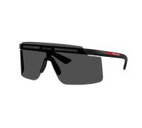 Prada Linea Rossa Hombre Sunglass PS B06S - Color del Marco: Negro Mate, Color de la Lente: Gris Oscuro