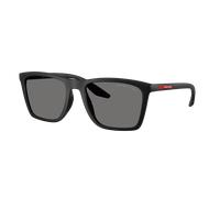 Prada Linea Rossa Hombre Sunglass PS B08S - Color del Marco: Negro Mate, Color de la Lente: Polarized Gris Oscuro