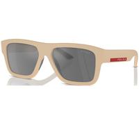 Prada Linea Rossa Hombre PS 04ZS VHR07G Gafas de sol Inyectado Gris Cuadrada Reflejado