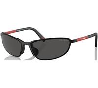 Prada Linea Rossa Hombre PS 55ZS 1BO06F Gafas de sol Metal Negro Gris Geométrico Normal
