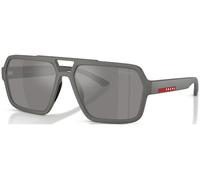 Prada Linea Rossa Hombre PS A06S 16X7W1 Gafas de sol Inyectado Gris Gris Piloto Reflejado