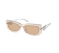 Prada Mujer PR 14YS 19M4I2 Gafas de sol Acetato Marrón Marrón Cuadrada Normal