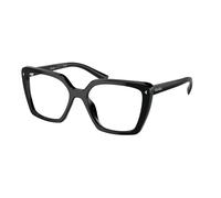 Prada Mujer PR 16ZV 1AB1O1 Monturas ópticas Acetato Negro Transparente Cuadrada Normal