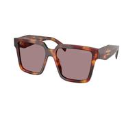 Prada Mujer PR 24ZS 22A20I Gafas de sol Acetato Tortuga Marrón Cuadrada Normal