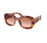 Prada Mujer PR A13S 18R70E Gafas de sol Acetato Marrón Marrón Redonda Normal Sombreado