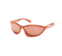 Prada Mujer Sunglass PR A23S - Color del Marco: Metallized Orange, Color de la Lente: Naranja Espejado Rojo