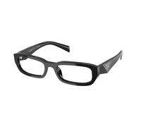 Prada Mujer PR B06S 16K08N Gafas de sol Acetato Negro Transparente Cuadrada Normal