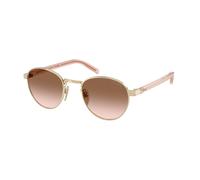 Prada Mujer PR B52S ZVN0A6 Gafas de sol Metal Oro Marrón Pantos Normal Sombreado
