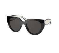 Prada Mujer Prada PR 14WS 09Q5S0 Gafas de sol Acetato Negro Gris Cat Eye Normal