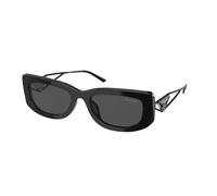 Prada Mujer Prada PR 14YS 1AB5S0 Gafas de sol Acetato Negro Gris Cuadrada Normal