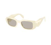 Prada Mujer Prada PR 17WS 21D5J2 Gafas de sol Acetato Blanco Marrón Cuadrada Normal