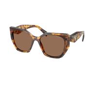 Prada Mujer Prada PR 19ZS 14L06B Gafas de sol Acetato Tortuga Marrón Pillow Normal