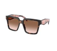 Prada Mujer Prada PR 24ZS 23A0A6 Gafas de sol Acetato Tortuga Marrón Cuadrada Normal Sombreado