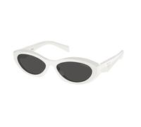 Prada Mujer Prada PR 26ZS 17K08Z Gafas de sol Acetato Blanco Gris Geométrico Normal