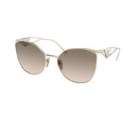 Prada Mujer Prada PR 50ZS ZVN3D0 Gafas de sol Metal Oro Marrón Geométrico Normal Sombreado