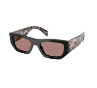 Prada Mujer Prada PR A01S 13P60B Gafas de sol Acetato Negro Marrón Pillow Normal
