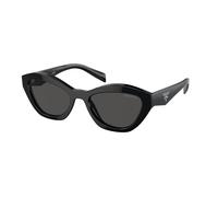Prada Mujer Prada PR A02S 16K08Z Gafas de sol Acetato Negro Gris Mariposa Normal