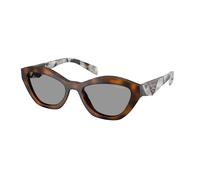 Prada Mujer Prada PR A02S 20D50Q Gafas de sol Acetato la Habana Gris Mariposa Normal