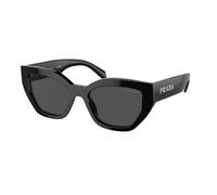 Prada Mujer Prada PR A09S 1AB5S0 Gafas de sol Acetato Negro Gris Mariposa Normal