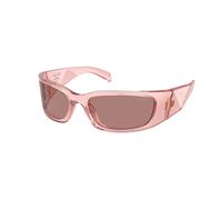 Prada Mujer Prada PR A14S 19Q10D Gafas de sol Acetato Rosa Marrón Mariposa Normal
