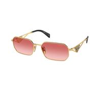 Prada Mujer Prada PR A51S 5AK40C Gafas de sol Acero Oro Rosa Geométrico Normal Sombreado