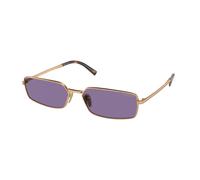 Prada Mujer Prada PR A60S 7OE01O Gafas de sol Metal Marrón Violeta Cuadrada Normal