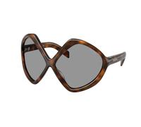 Prada Mujer Prada PR B21S 20D50Q Gafas de sol Acetato la Habana Gris Geométrico Normal