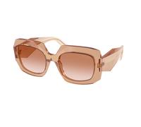 Prada Mujer Sunglass PR B23S - Color del Marco: Chocolate, Color de la Lente: Marrón Degradado