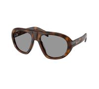 Prada Mujer Prada PR C05S 20D50Q Gafas de sol Acetato la Habana Gris Geométrico Normal