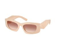 Prada Mujer Prada PR D03SD 25B50L Gafas de sol Acetato Rosa Rosa Cuadrada Normal Matizado